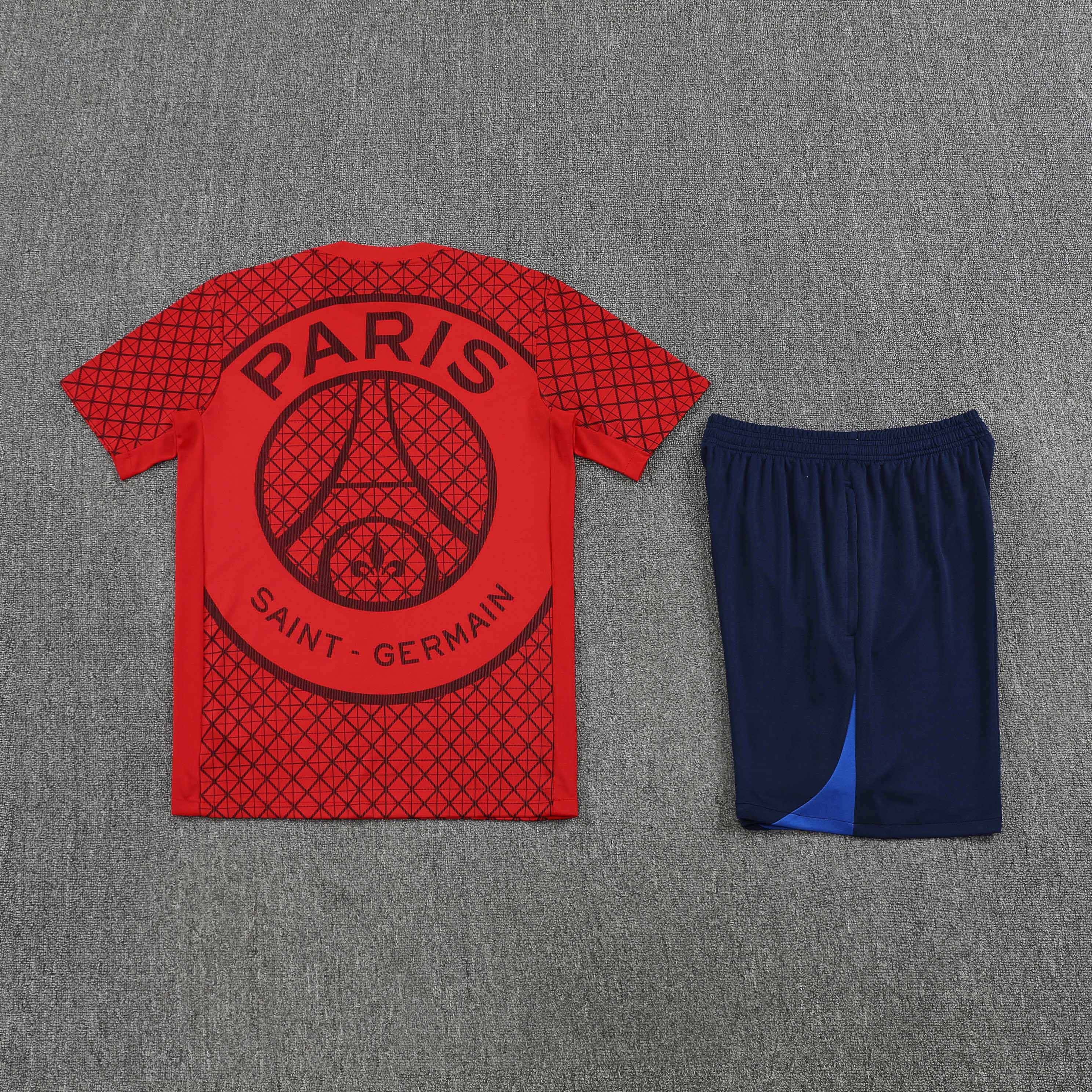 2526 season Paris Saint-Germain F.C. Training clothes suit Short sleeve Fan version