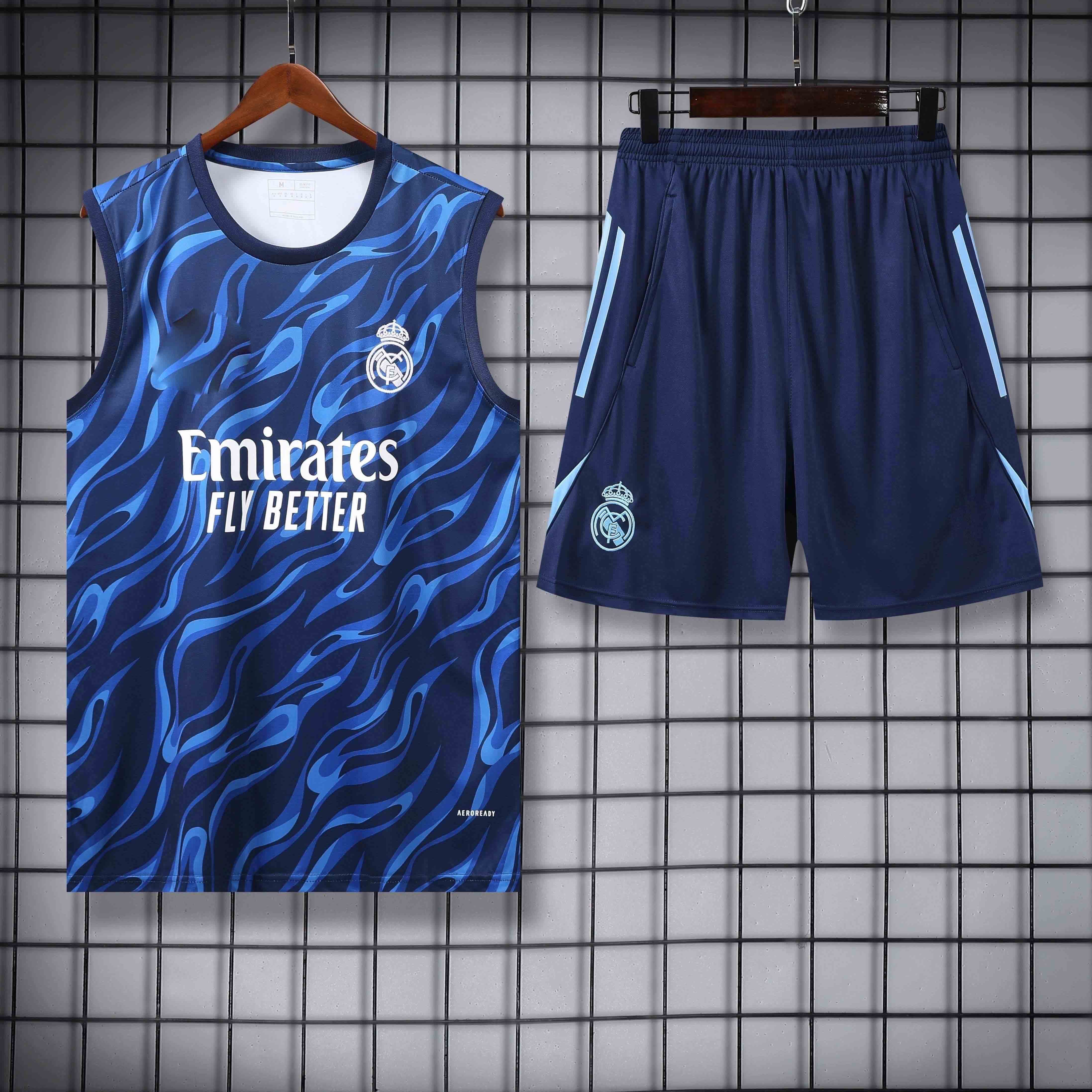 2526 season Real Madrid CF Training clothes suit vest Fan version