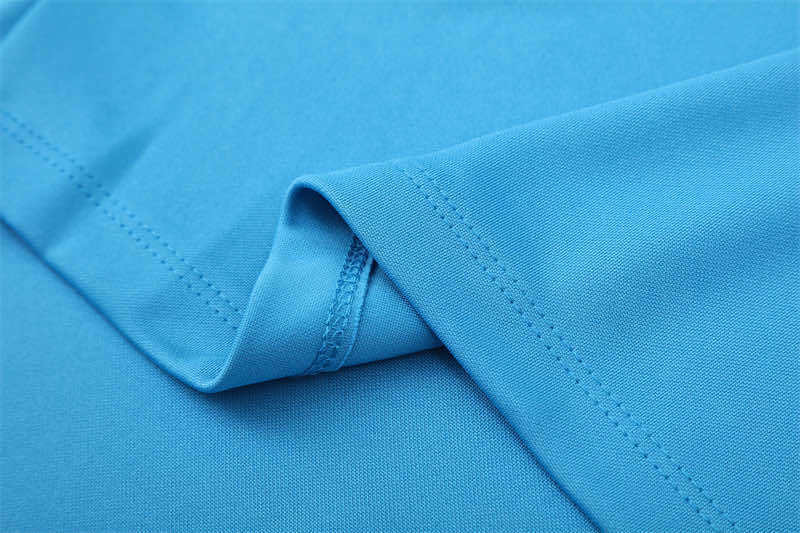 0506 season Real Madrid CF light blue Half pull training suit