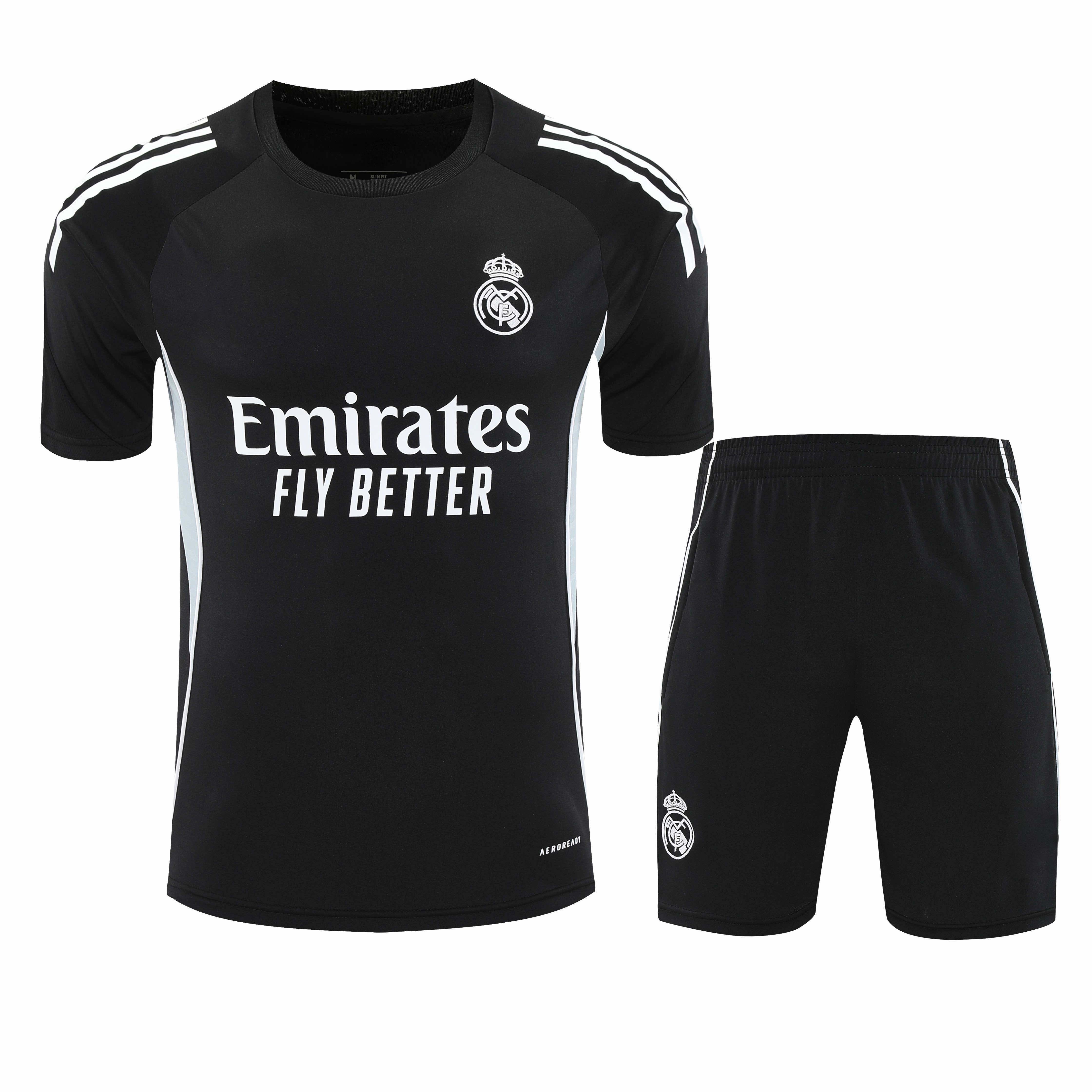 2526 season Real Madrid CF Training clothes suit Short sleeve Fan version