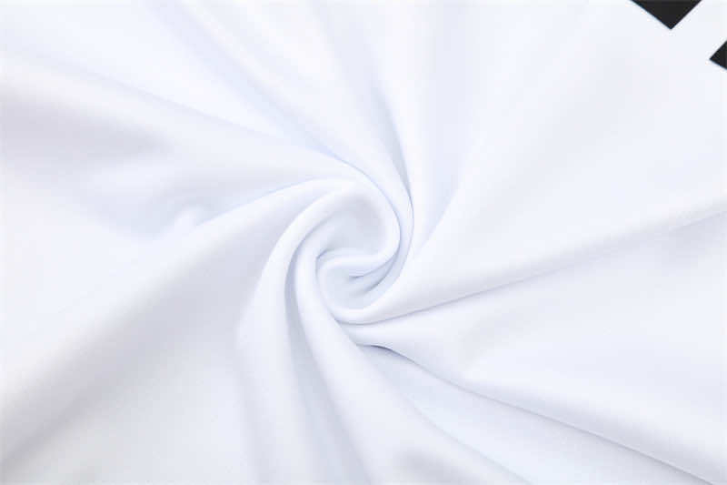 0910 season Real Madrid CF white Half pull training suit
