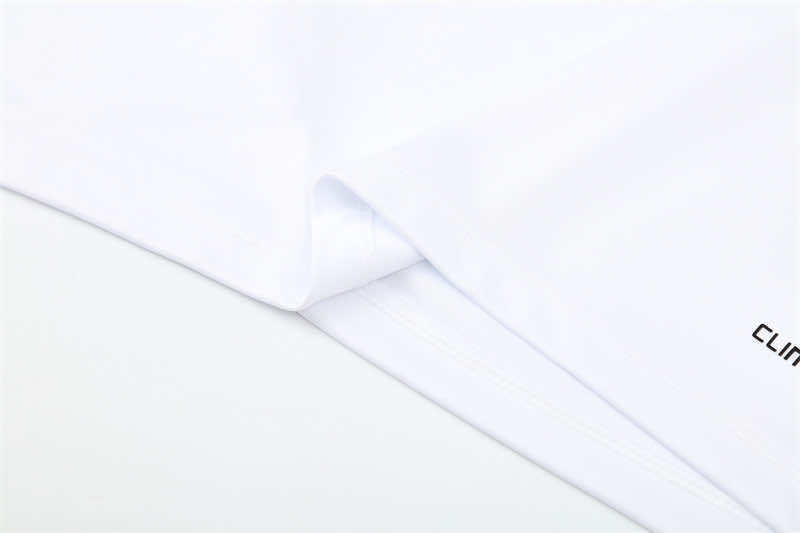 0910 season Real Madrid CF white Half pull training suit