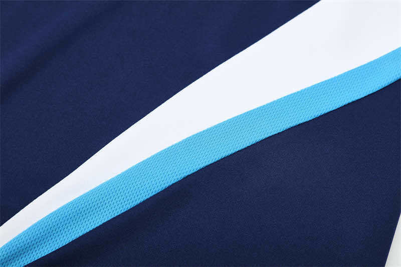 0910 season Real Madrid CF royal blue Half pull training suit