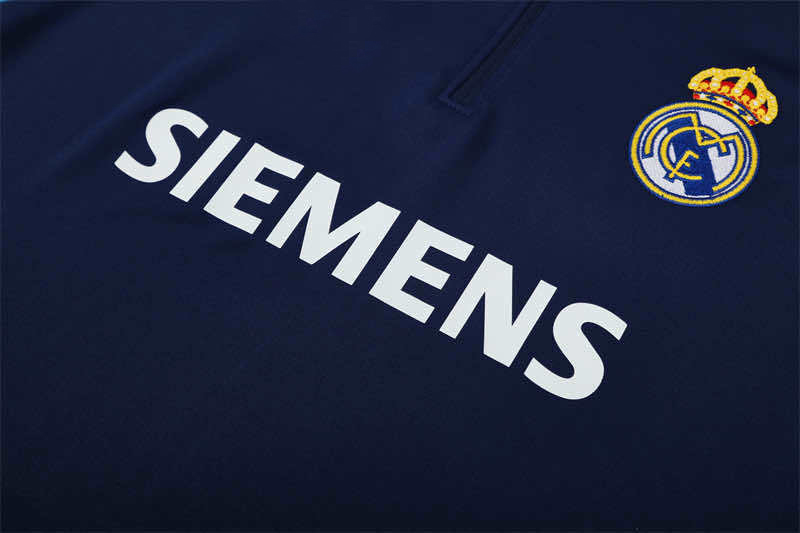 0506 season Real Madrid CF royal blue Half pull training suit