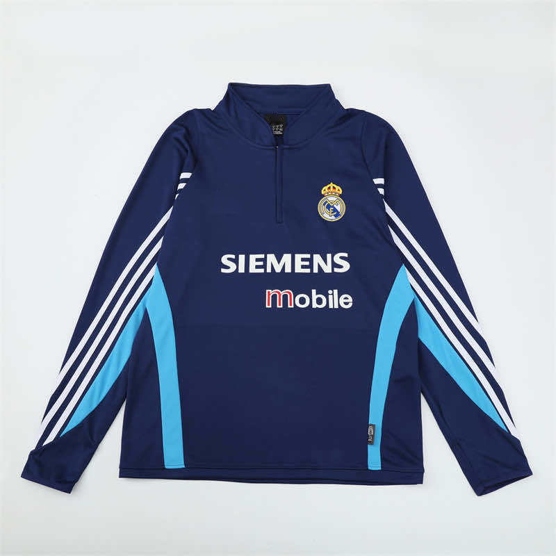 0304 season Real Madrid CF royal blue Half pull training suit