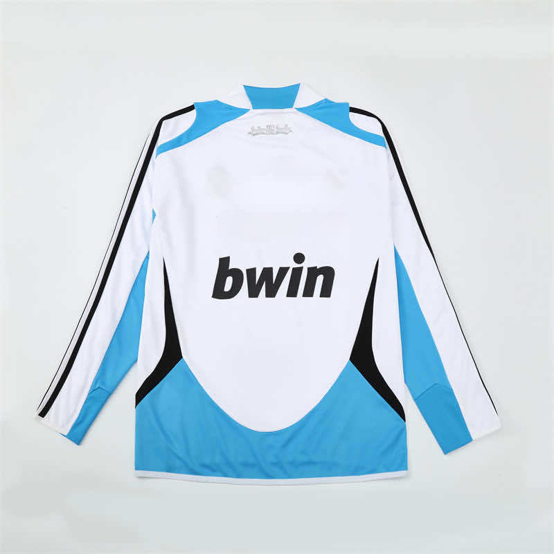 1213 season Real Madrid CF white Half pull training suit