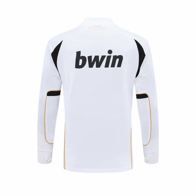 1112 season Real Madrid CF white Half pull training suit