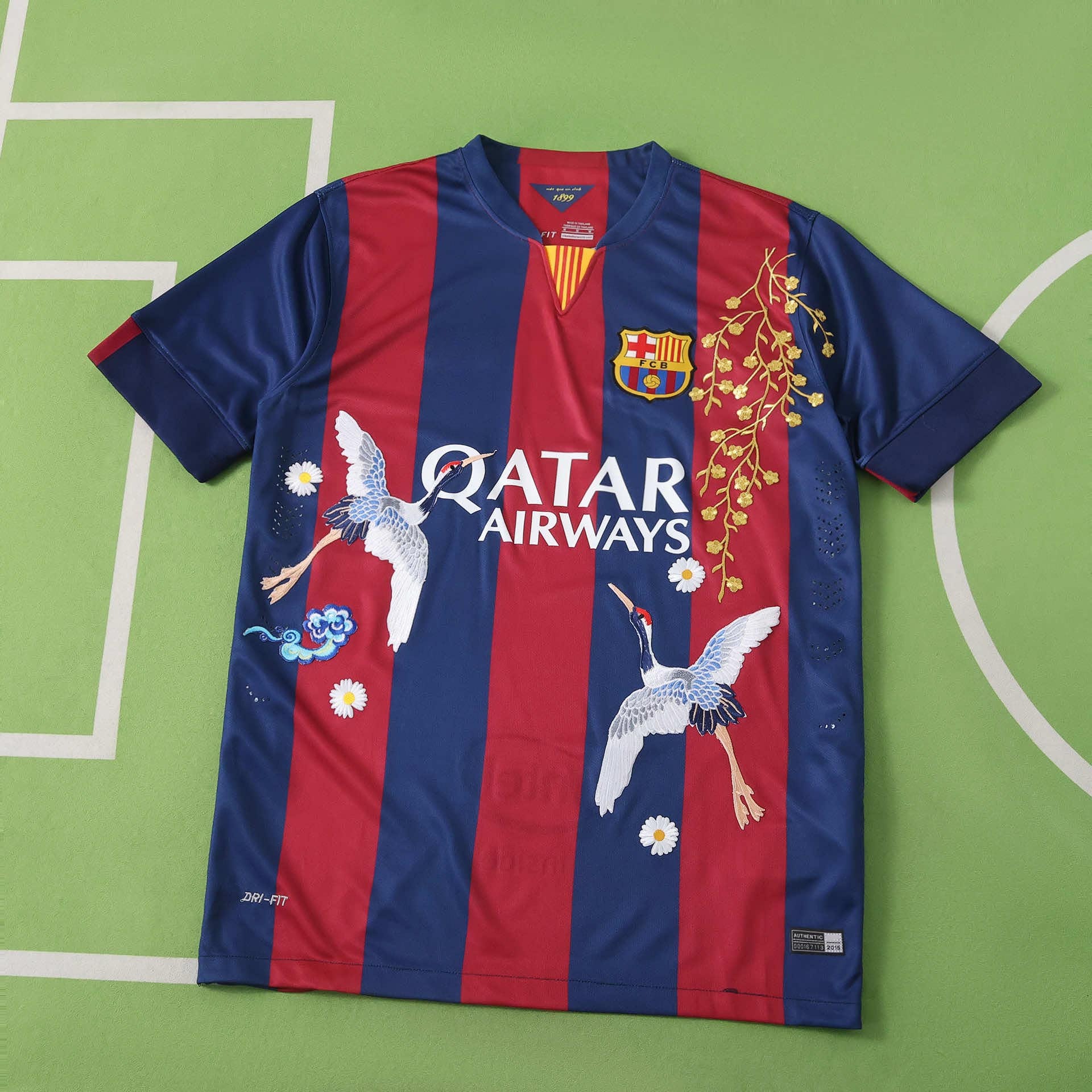1415 season Futbol Club Barcelona home embroidery Fan version