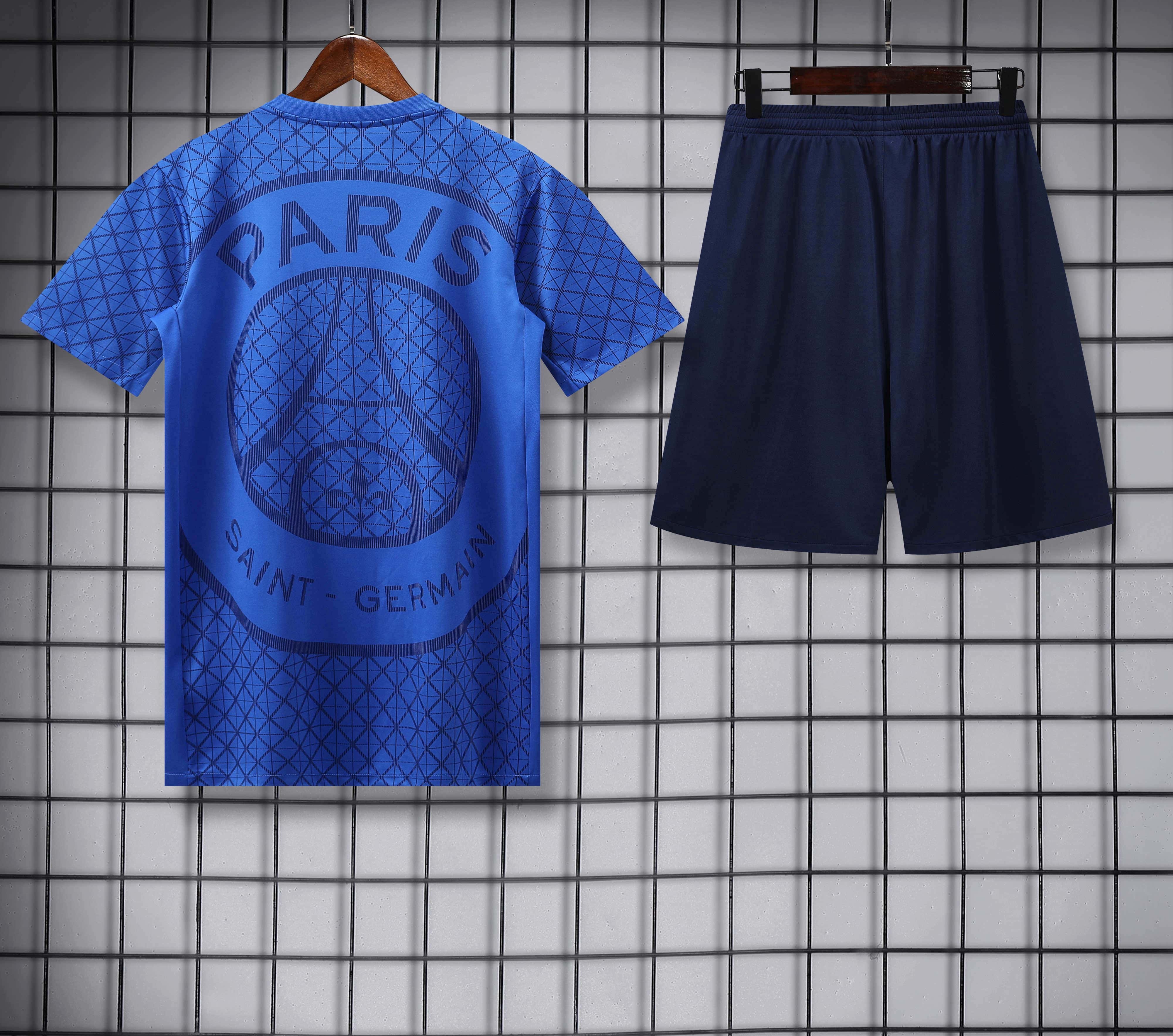 2526 season Paris Saint-Germain F.C. Training clothes suit Short sleeve Fan version