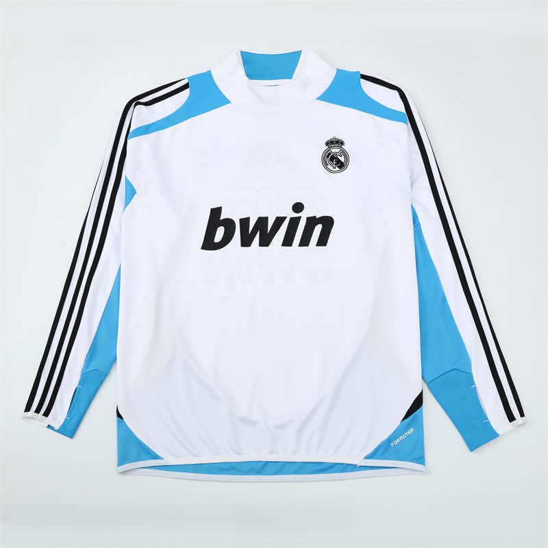 1213 season Real Madrid CF white Half pull training suit