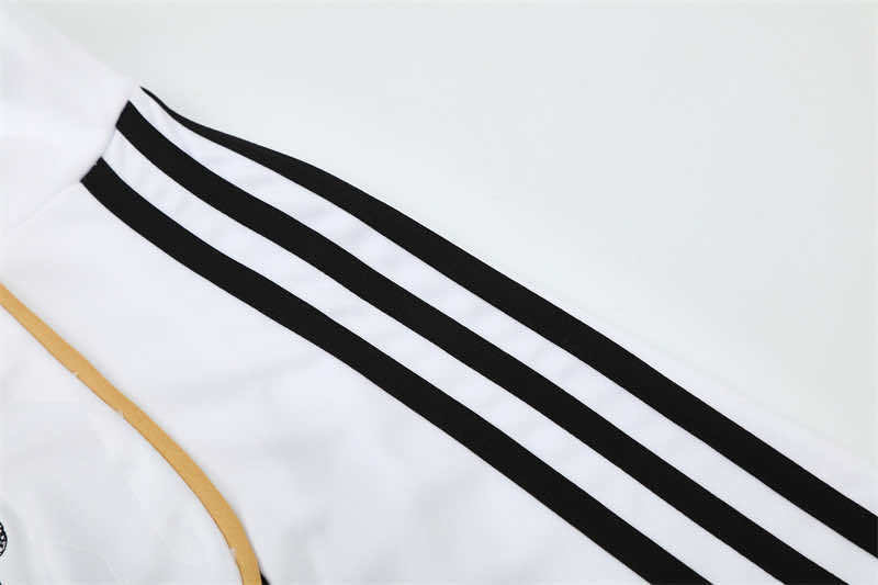 1112 season Real Madrid CF white Half pull training suit