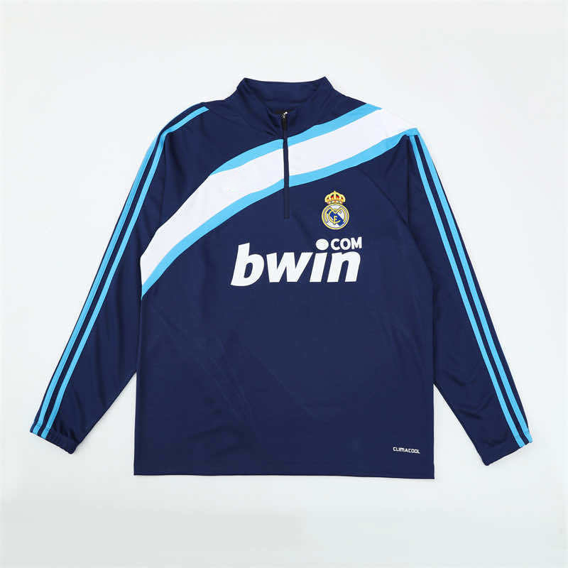 0910 season Real Madrid CF royal blue Half pull training suit