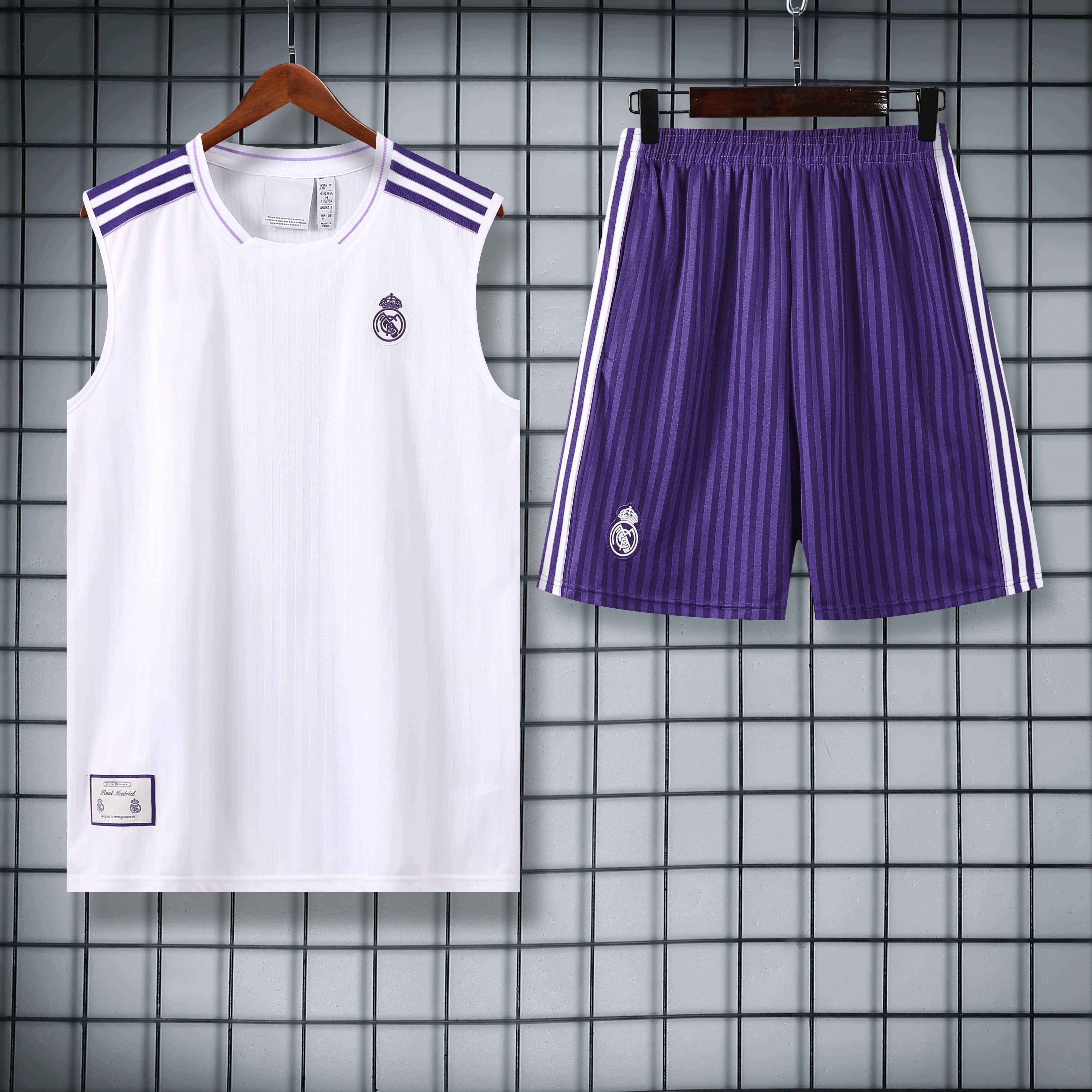 2526 season Real Madrid CF Training clothes suit vest Fan version