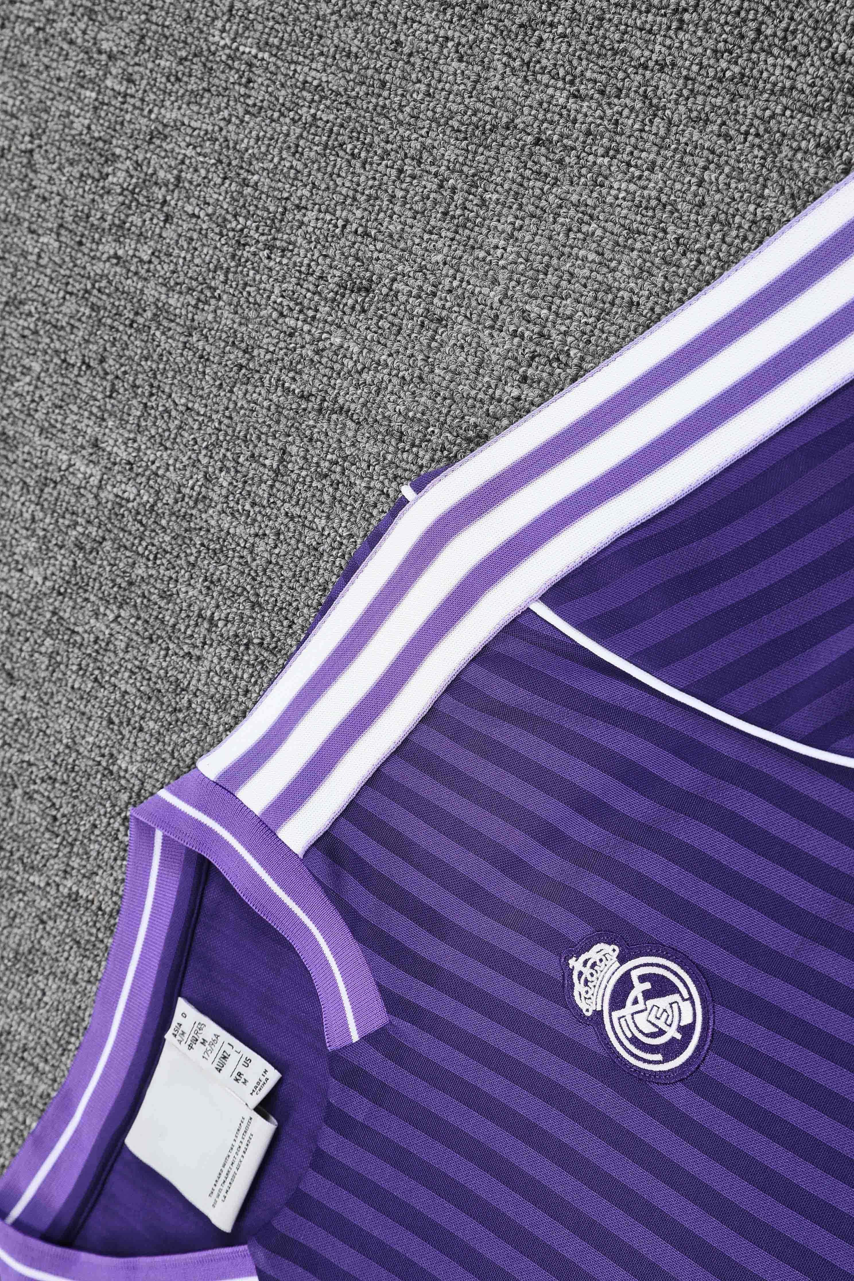 2526 season Real Madrid CF Training clothes suit Short sleeve Fan version