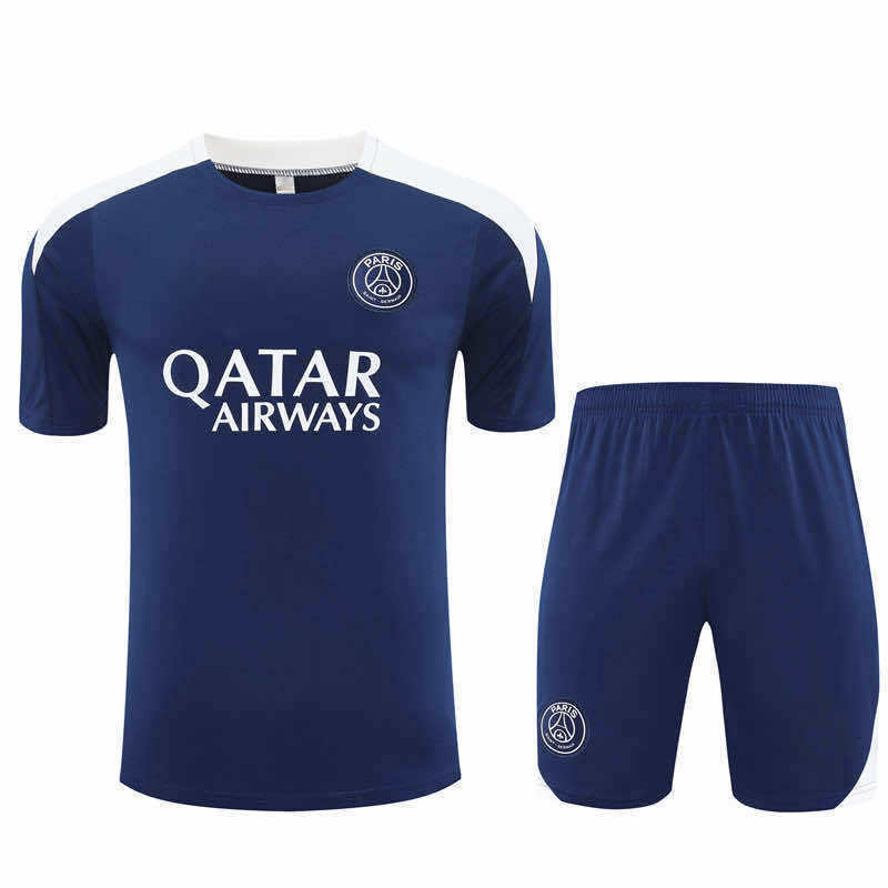 2526 season Paris Saint-Germain F.C. Training clothes suit Short sleeve Fan version