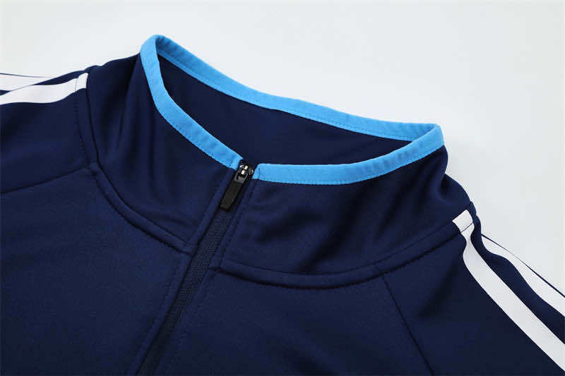 0506 season Real Madrid CF royal blue Half pull training suit