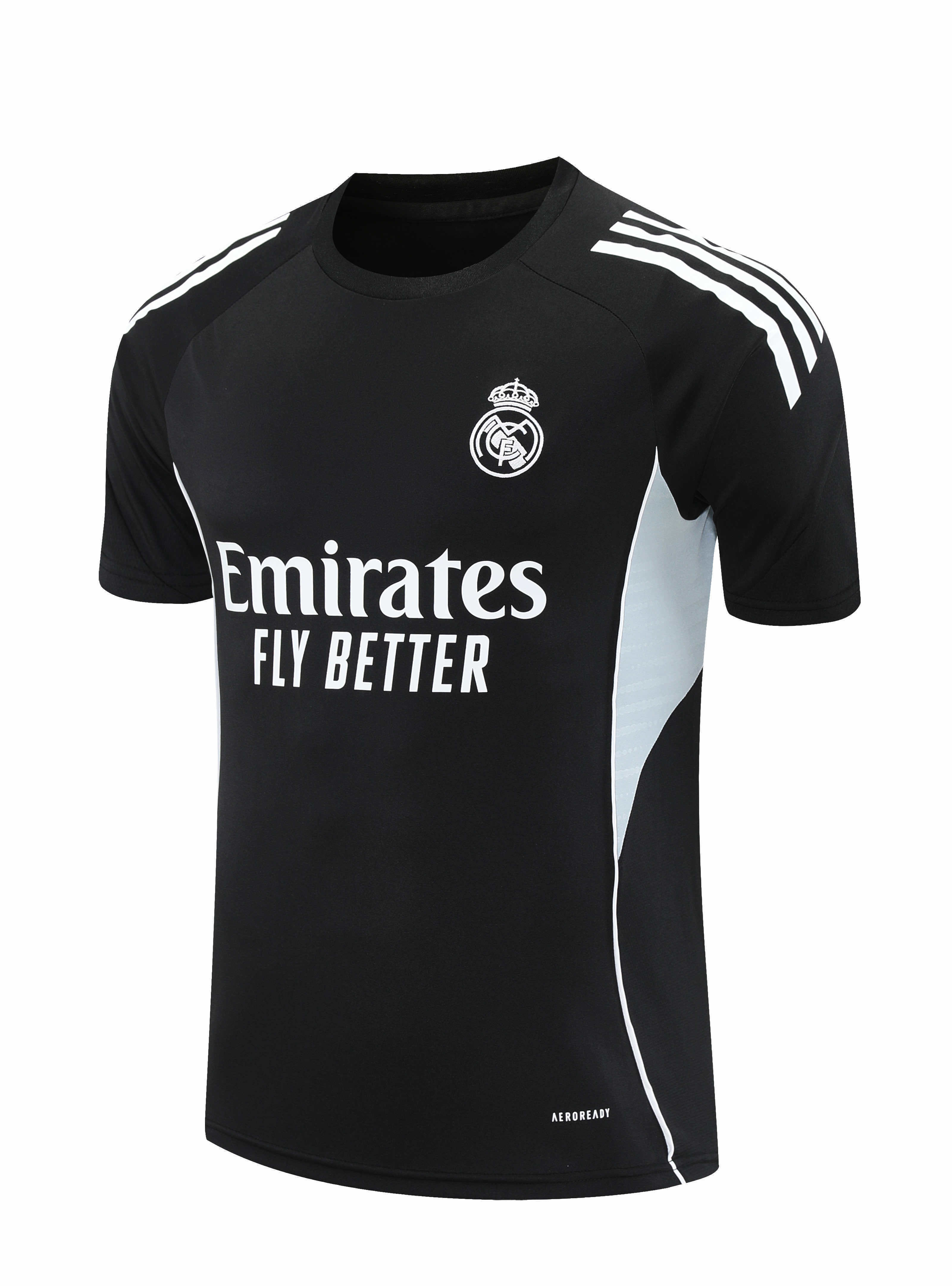 2526 season Real Madrid CF Training clothes suit Short sleeve Fan version