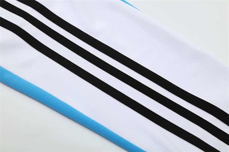 1213 season Real Madrid CF white Half pull training suit
