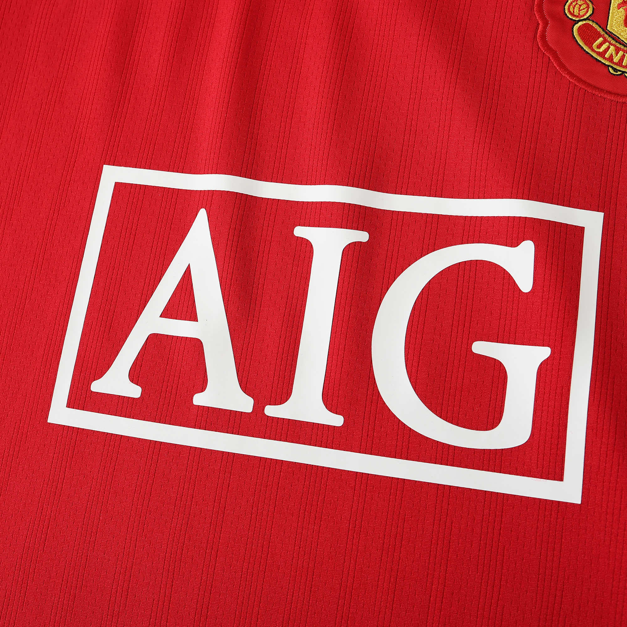 0708 season Manchester United F.C. home retro Fan version