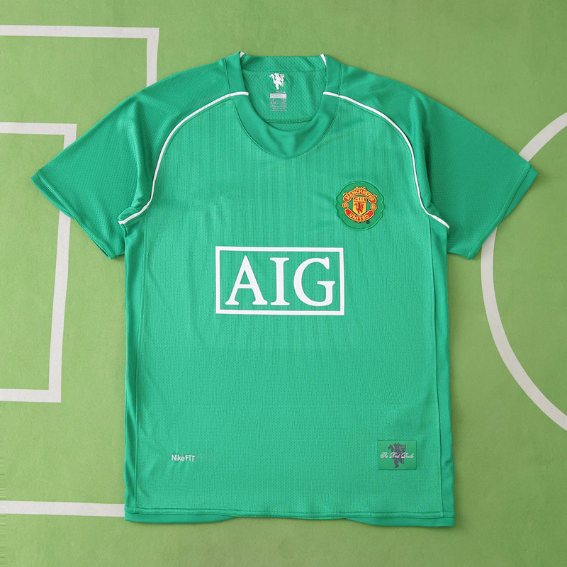 0708 season Manchester United F.C. goalkeeper retro Fan version
