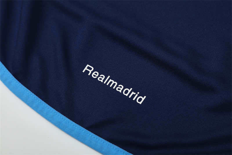 0506 season Real Madrid CF royal blue Half pull training suit