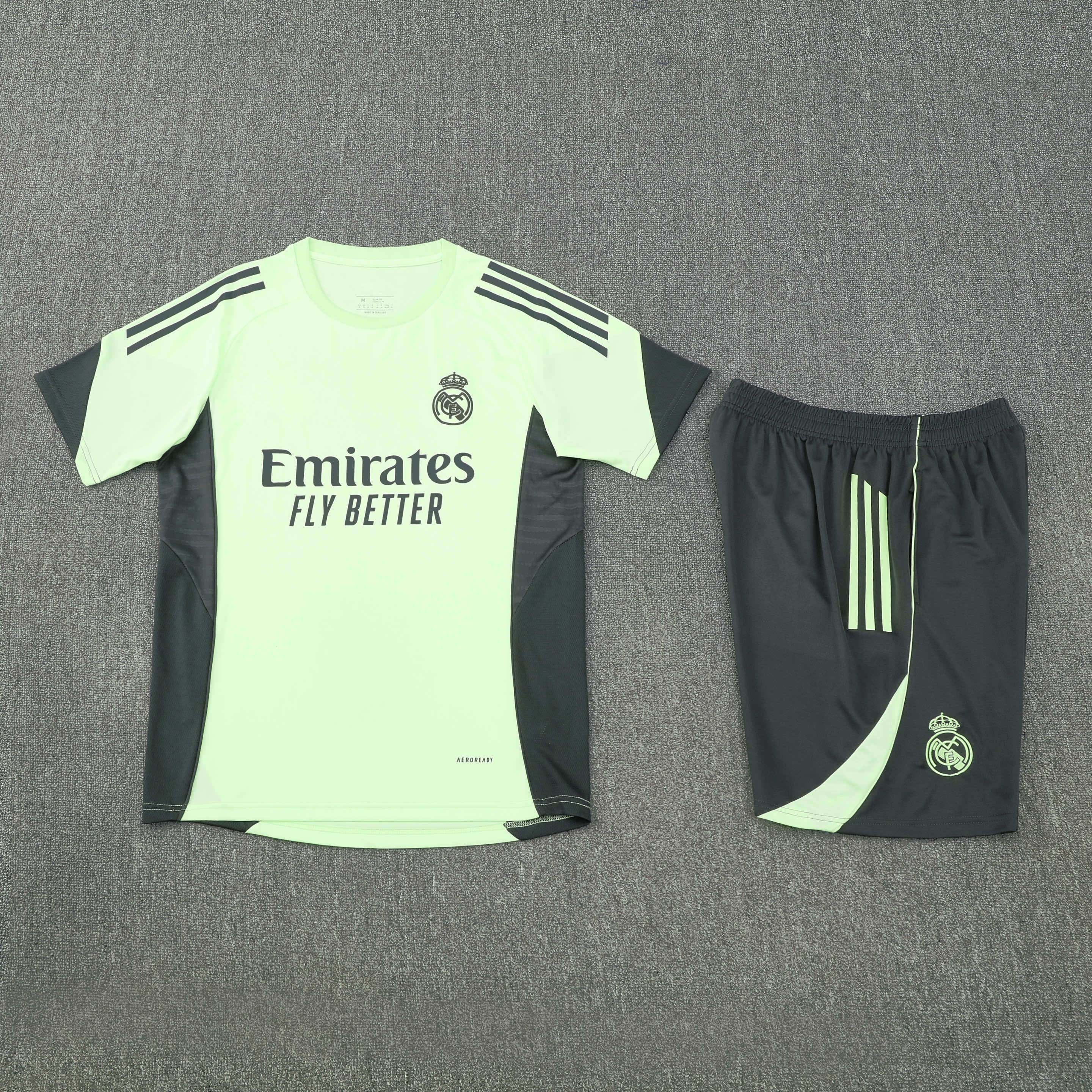 2526 season Real Madrid CF Training clothes suit Short sleeve Fan version