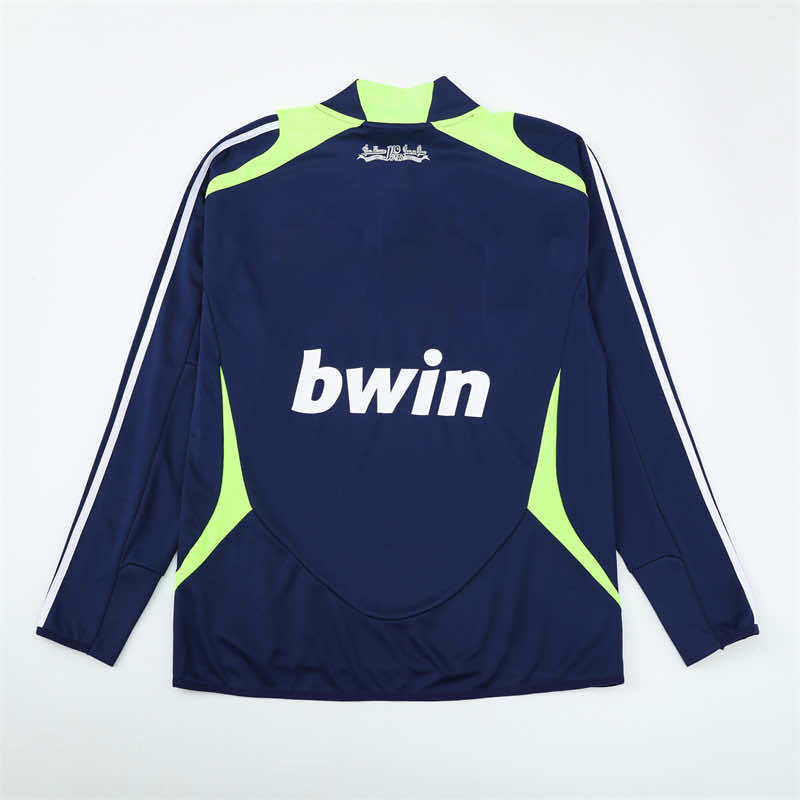 1213 season Real Madrid CF royal blue Half pull training suit