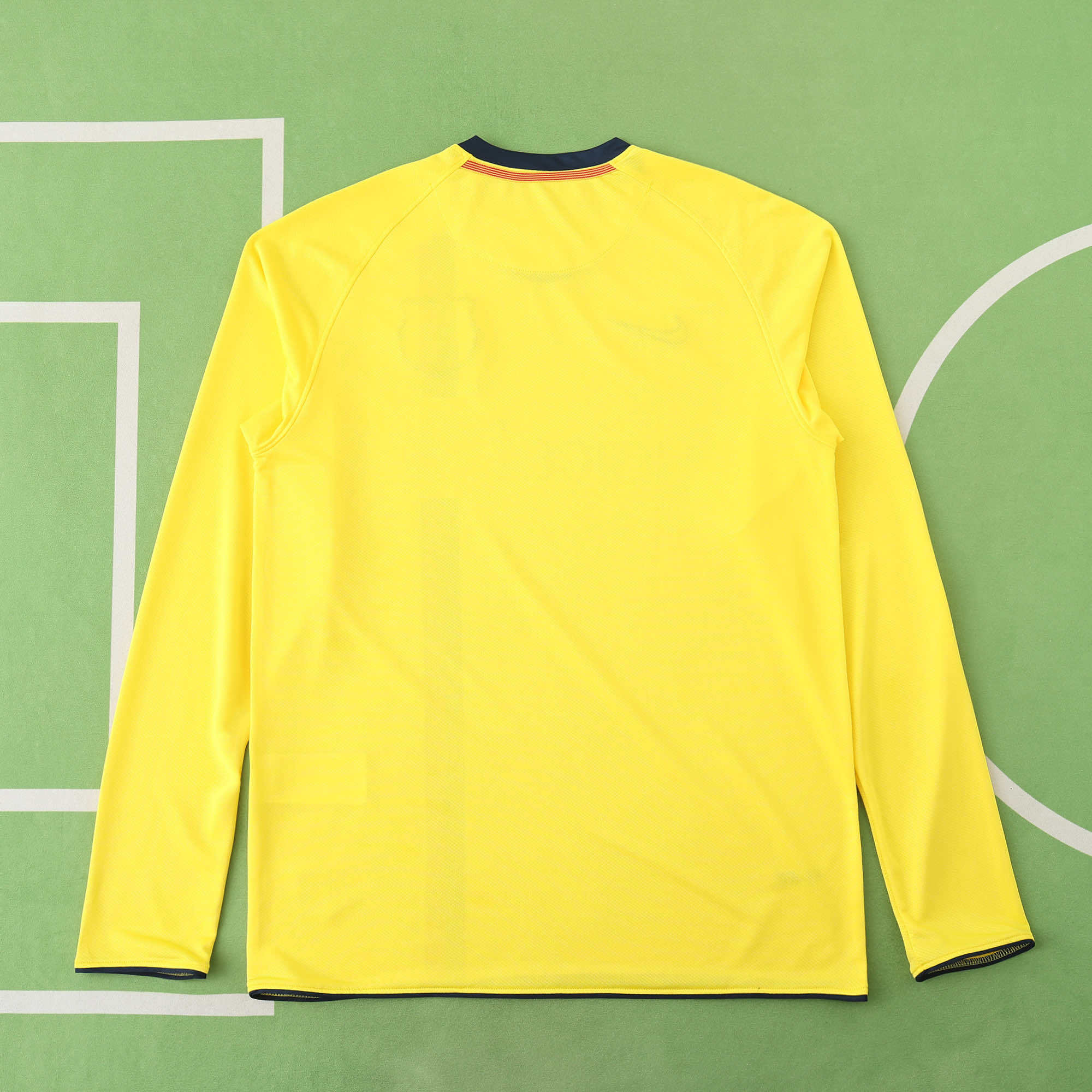 0809 season FC Barcelona / Barça away Long sleeved retro Fan version