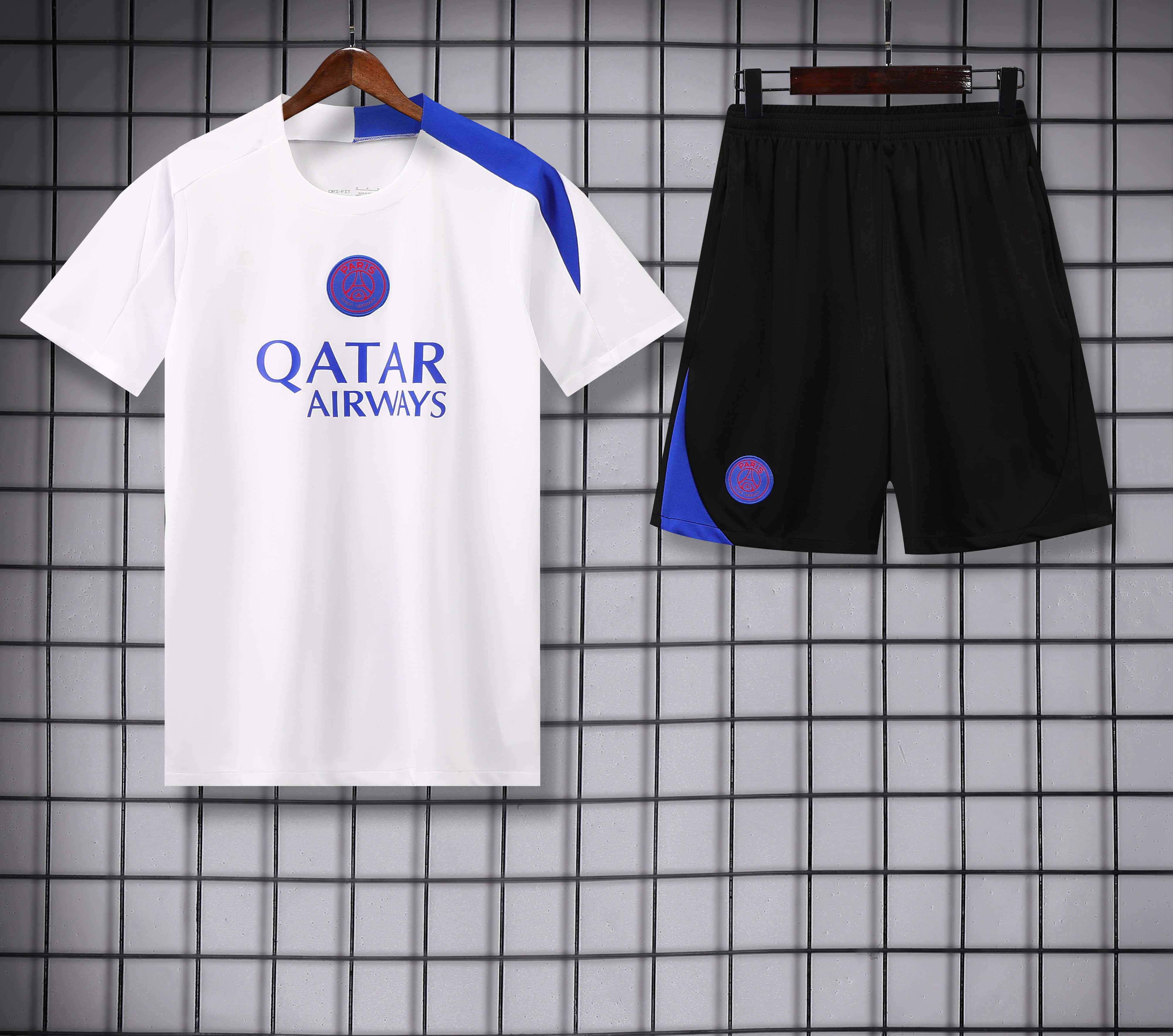 2526 season Paris Saint-Germain F.C. Training clothes suit Short sleeve Fan version