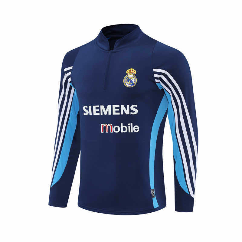 0304 season Real Madrid CF royal blue Half pull training suit