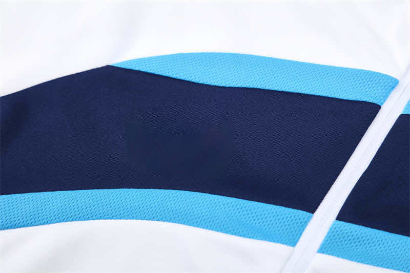 0910 season Real Madrid CF white Half pull training suit
