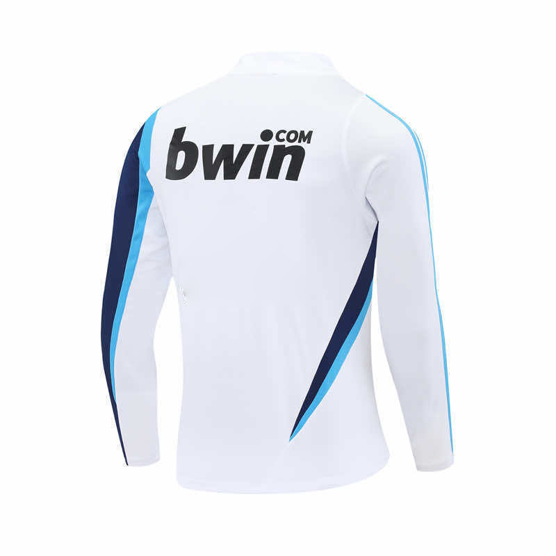 0910 season Real Madrid CF white Half pull training suit
