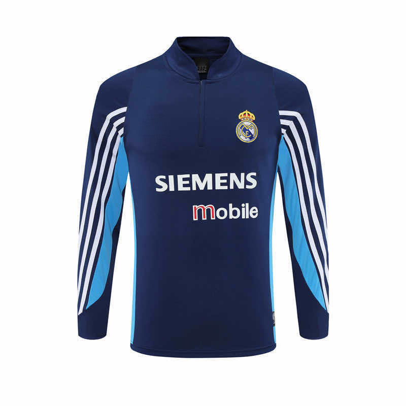 0304 season Real Madrid CF royal blue Half pull training suit