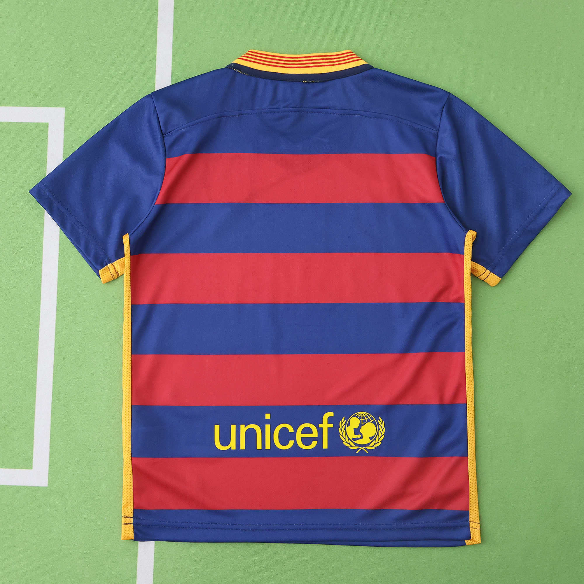 1516 season FC Barcelona / Barça home Kids kit