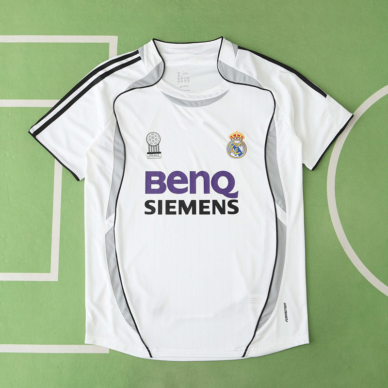 0607 season Real Madrid CF home retro Fan version