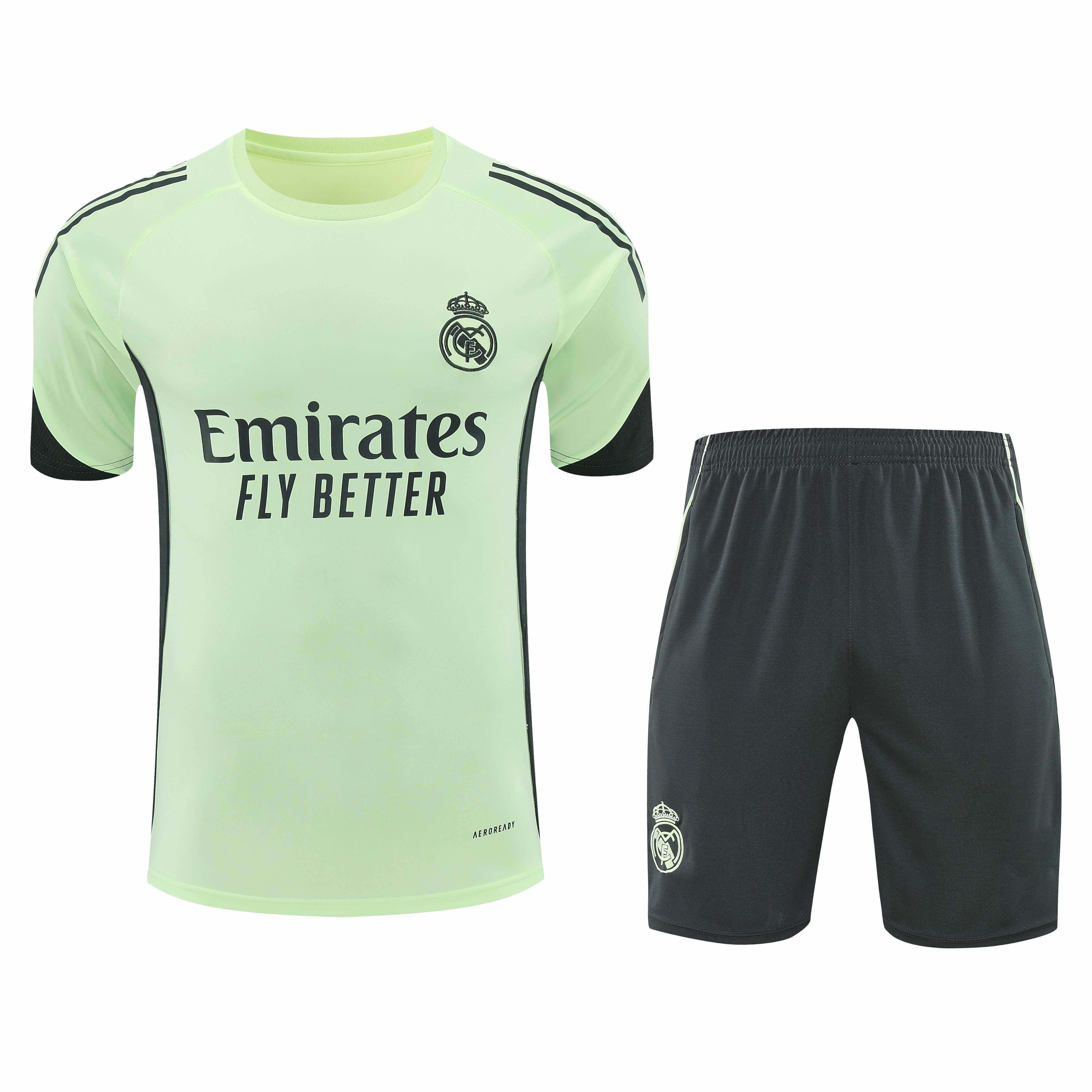2526 season Real Madrid CF Training clothes suit Short sleeve Fan version