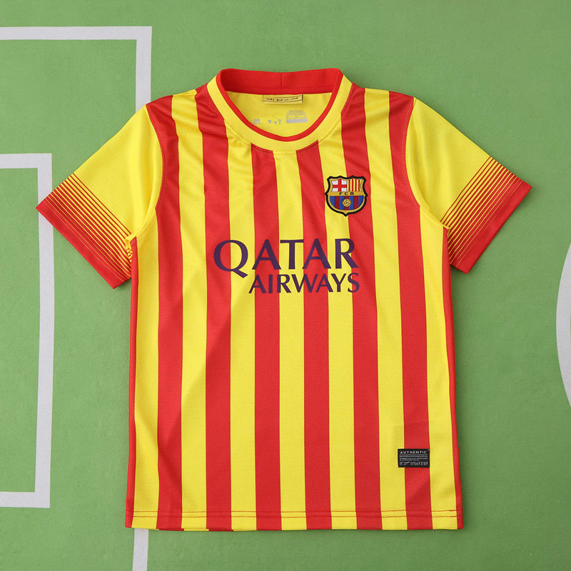 1314 season FC Barcelona / Barça away Kids kit