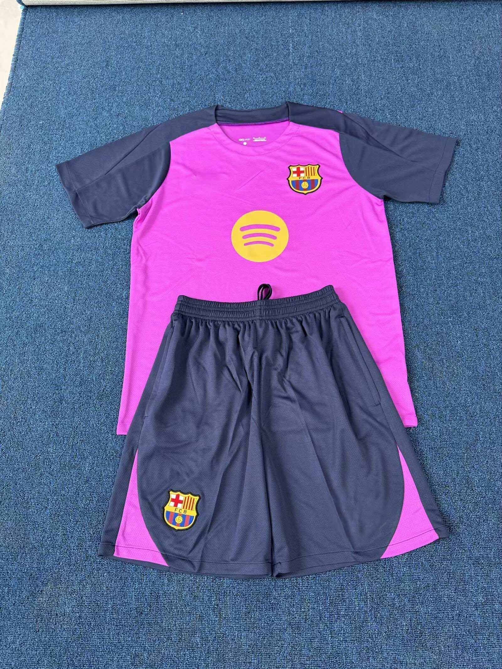 2526 season FC Barcelona / Barça Training clothes suit Short sleeve Fan version