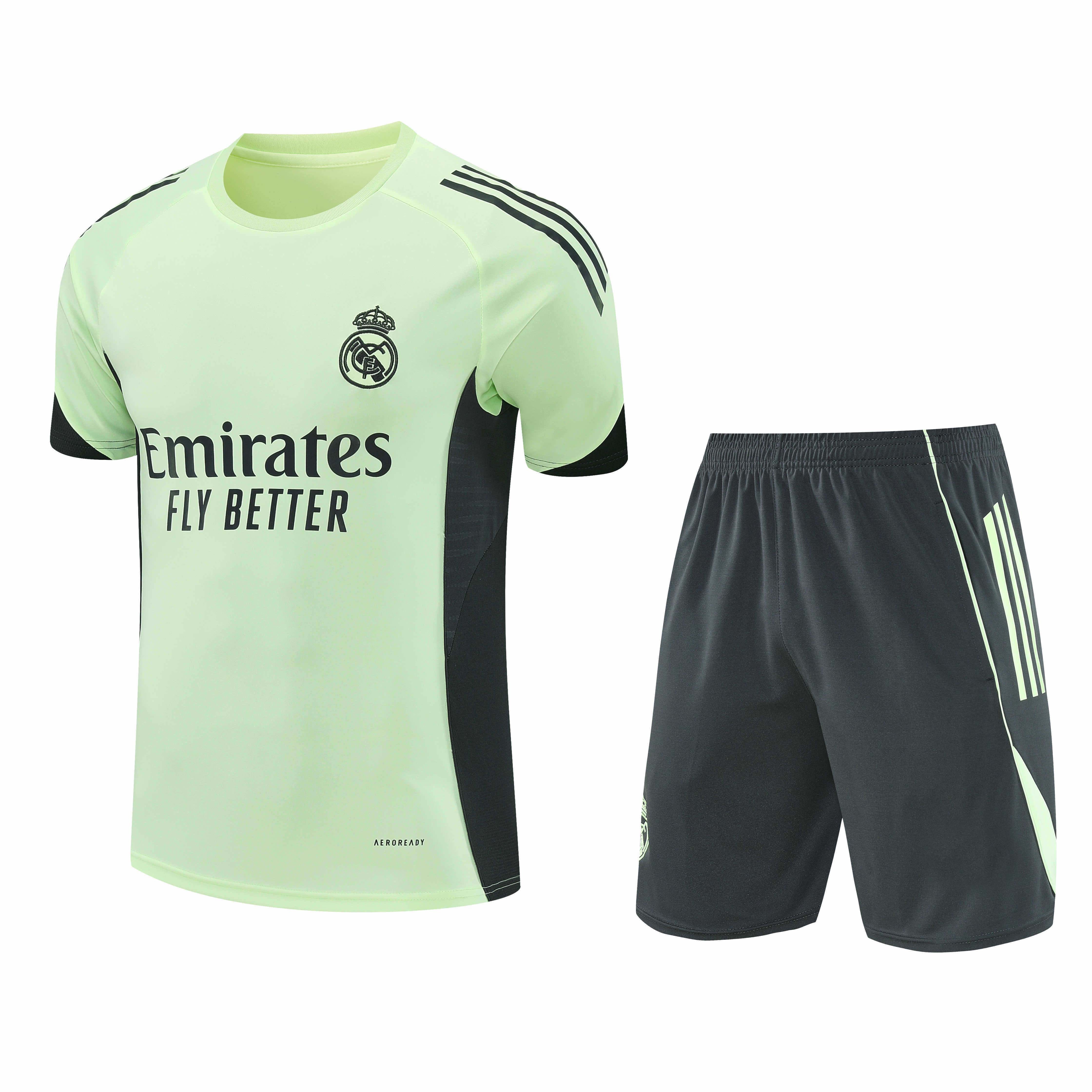 2526 season Real Madrid CF Training clothes suit Short sleeve Fan version
