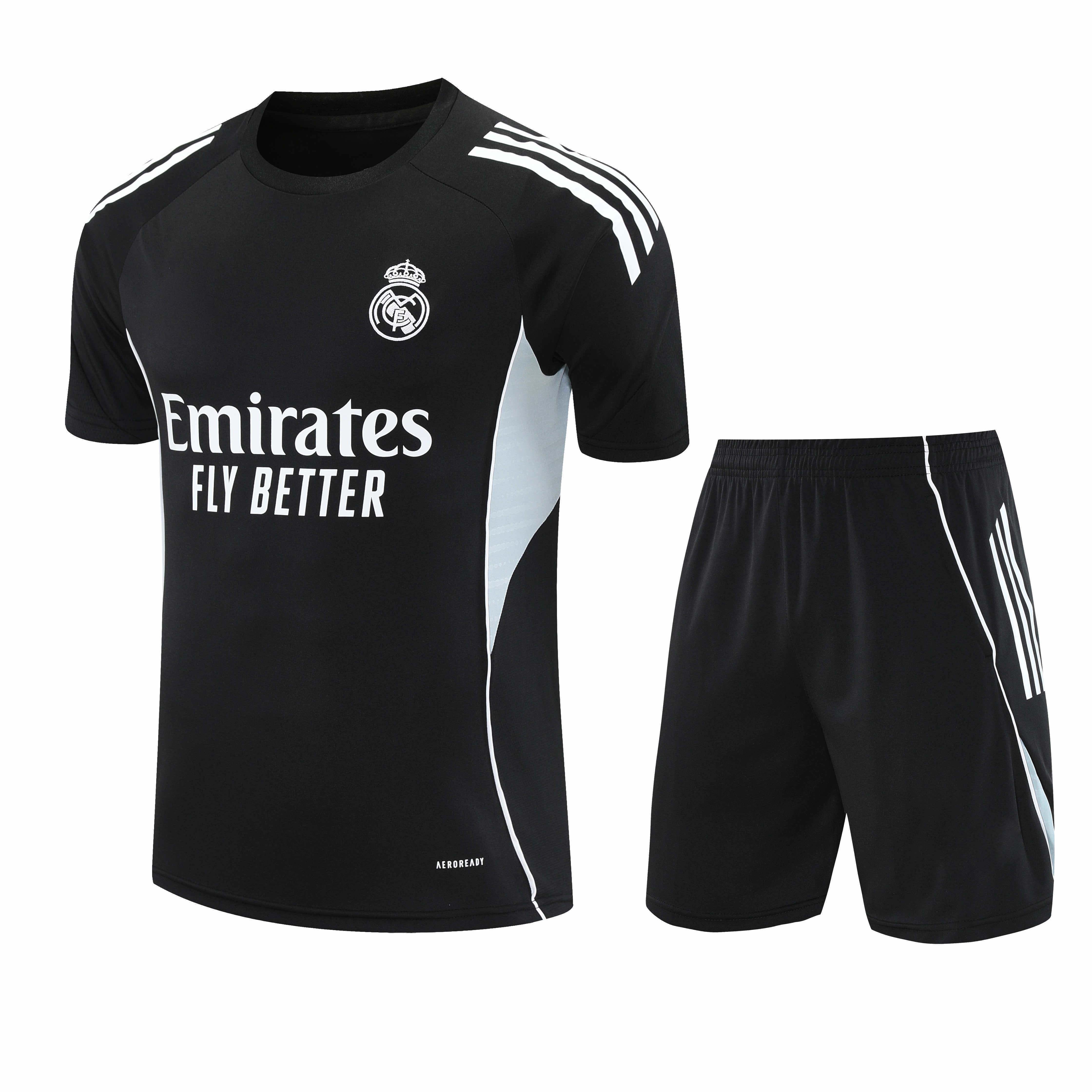 2526 season Real Madrid CF Training clothes suit Short sleeve Fan version