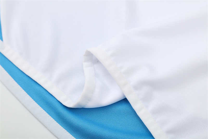 1213 season Real Madrid CF white Half pull training suit