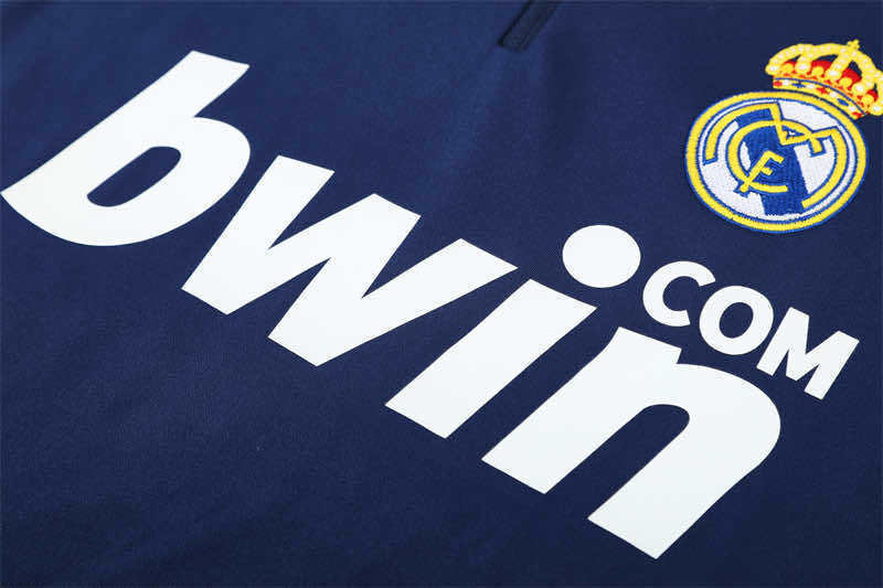 0910 season Real Madrid CF royal blue Half pull training suit