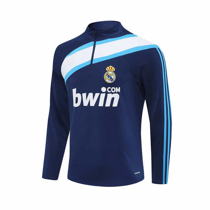 0910 season Real Madrid CF royal blue Half pull training suit