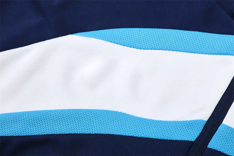 0910 season Real Madrid CF royal blue Half pull training suit