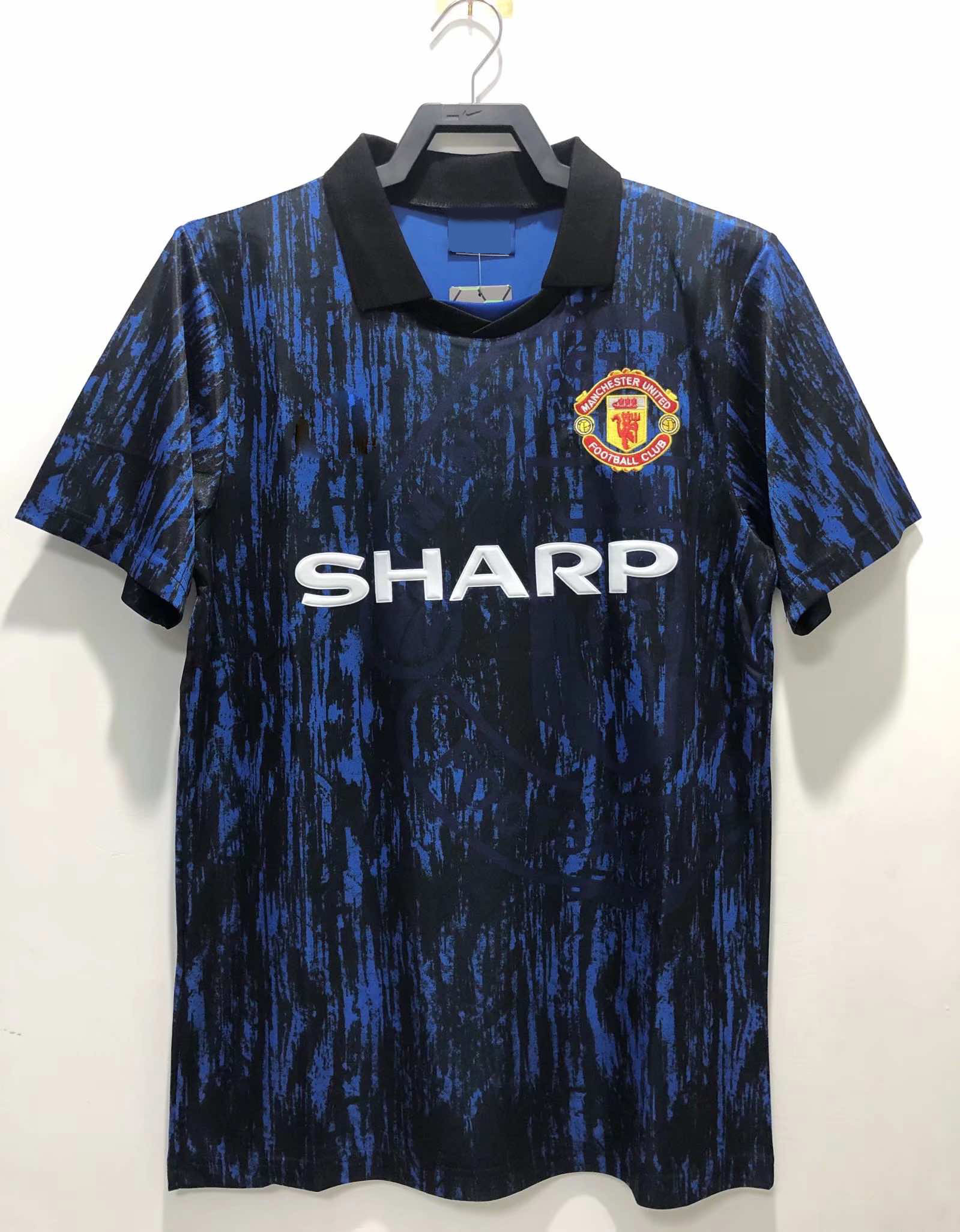 1993 season Manchester United Black retro Fan version