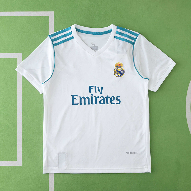 1718 Real Madrid CF home retro Kids kit