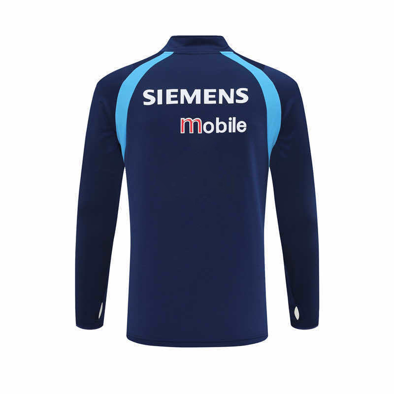 0304 season Real Madrid CF royal blue Half pull training suit