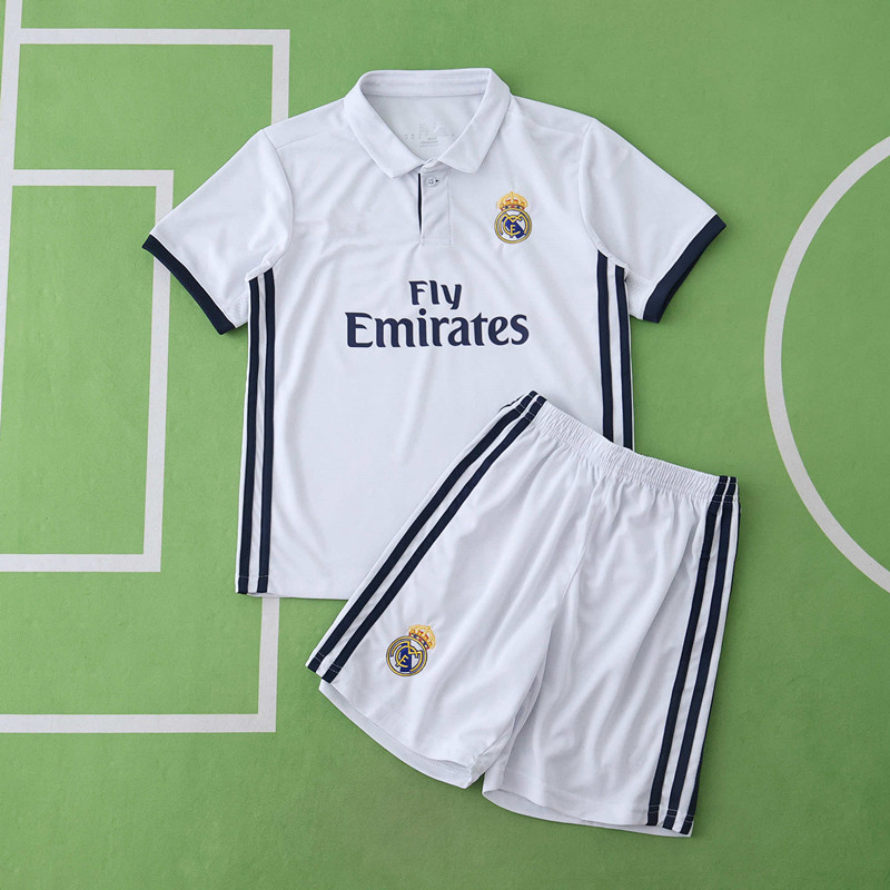 1617 season Real Madrid CF home Kids kit