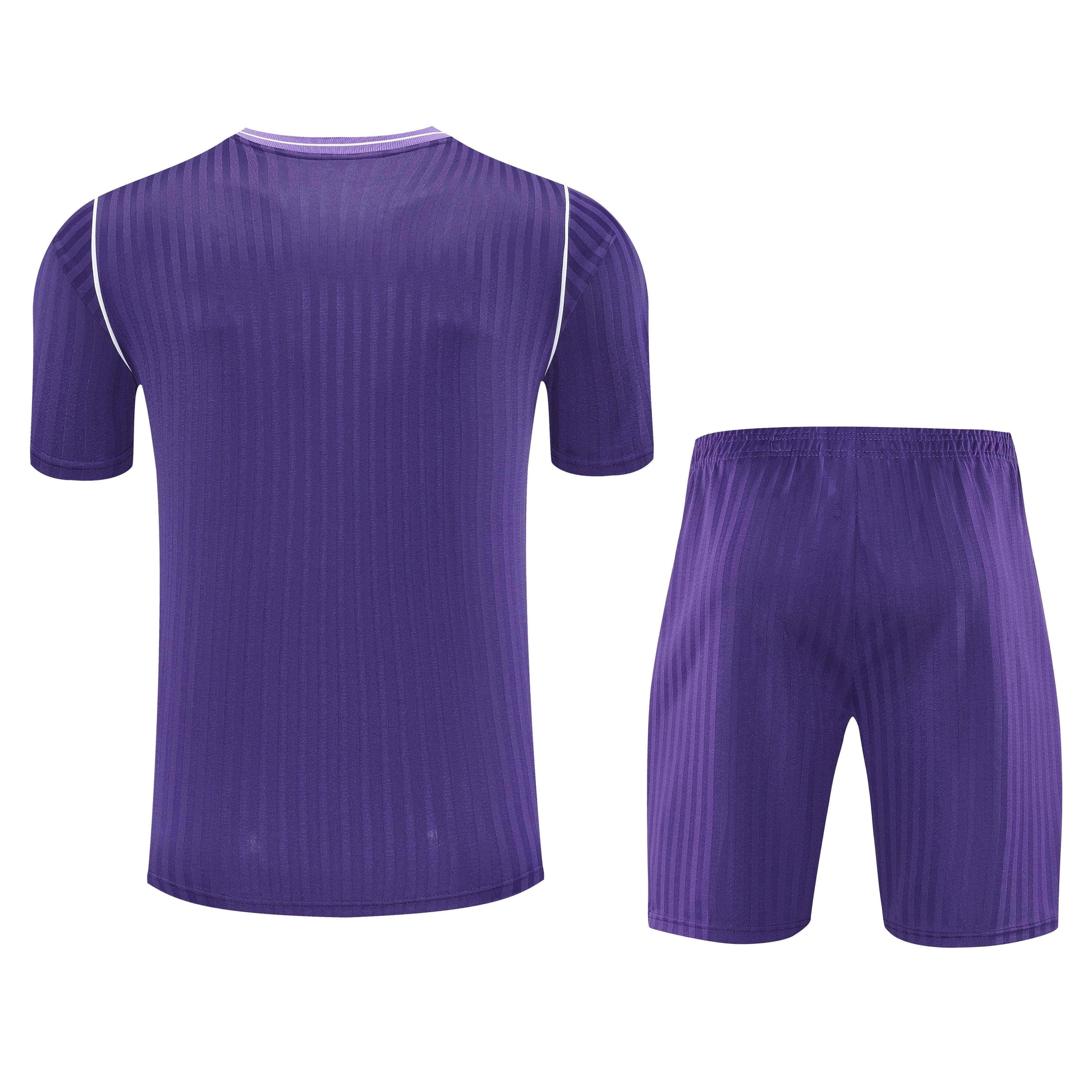 2526 season Real Madrid CF Training clothes suit Short sleeve Fan version