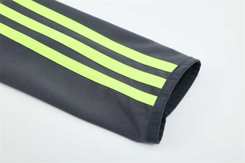 1516 season Real Madrid CF grey Half pull training suit
